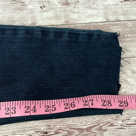 J Brand Dark Wash High Rise Raw Hem Skinny Jeans - Picture 8 of 10